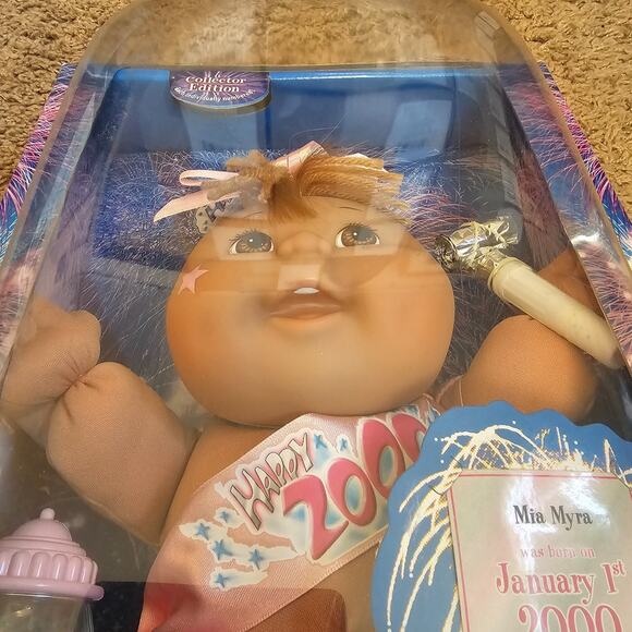 Cabbage Patch Kids Millennium Celebration Doll Happy 2000 Vtg Y2K Mia Myra NIB - Picture 3 of 7